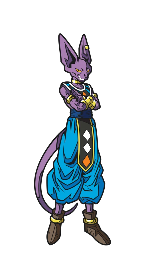 PiNS ON FiRE FiGPiN DRAGON BALL SUPER BEERUS #122 4 PiNS ON FiRE FiGPiN DRAGON BALL SUPER BEERUS #122