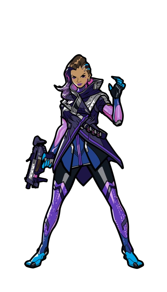 PiNS ON FiRE FiGPiN OVERWATCH SOMBRA #168 4 PiNS ON FiRE FiGPiN OVERWATCH SOMBRA #168