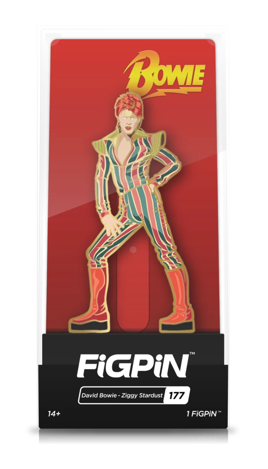 PiNS ON FiRE FiGPiN MUSiC DAViD BOWiE - ZiGGY STARDUST #177 (1ST EDiTiON) 2 PiNS ON FiRE FiGPiN MUSiC DAViD BOWiE - ZiGGY STARDUST #177 (1ST EDiTiON)