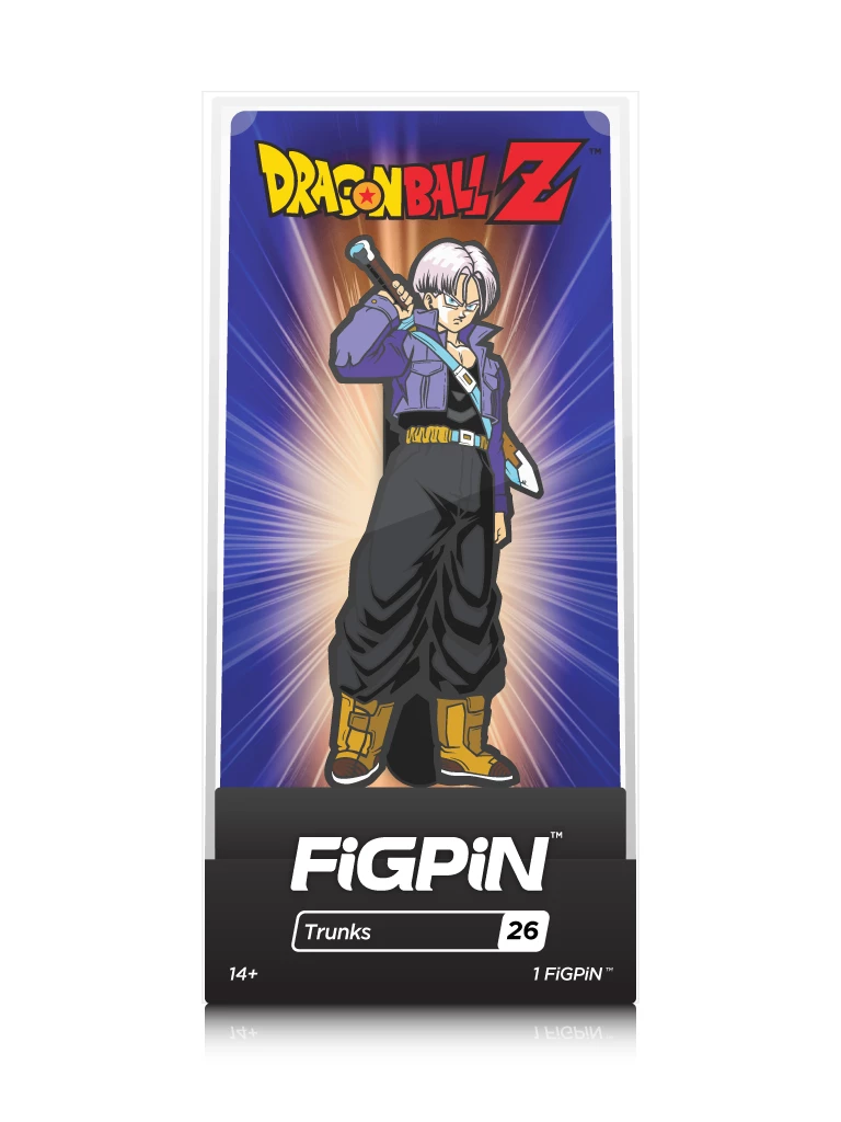 PiNS ON FiRE FiGPiN DRAGON BALL Z TRUNKS #26 3 PiNS ON FiRE FiGPiN DRAGON BALL Z TRUNKS #26