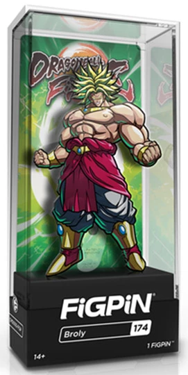 PiNS ON FiRE FiGPiN DRAGON BALL FiGHTERZ BROLY #174 3 PiNS ON FiRE FiGPiN DRAGON BALL FiGHTERZ BROLY #174