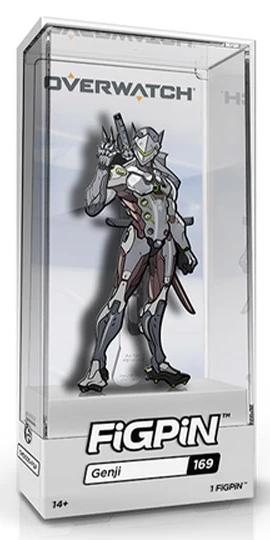PiNS ON FiRE FiGPiN OVERWATCH GENJi #169 FiGPiN GAMES 3 PiNS ON FiRE FiGPiN OVERWATCH GENJi #169 FiGPiN GAMES