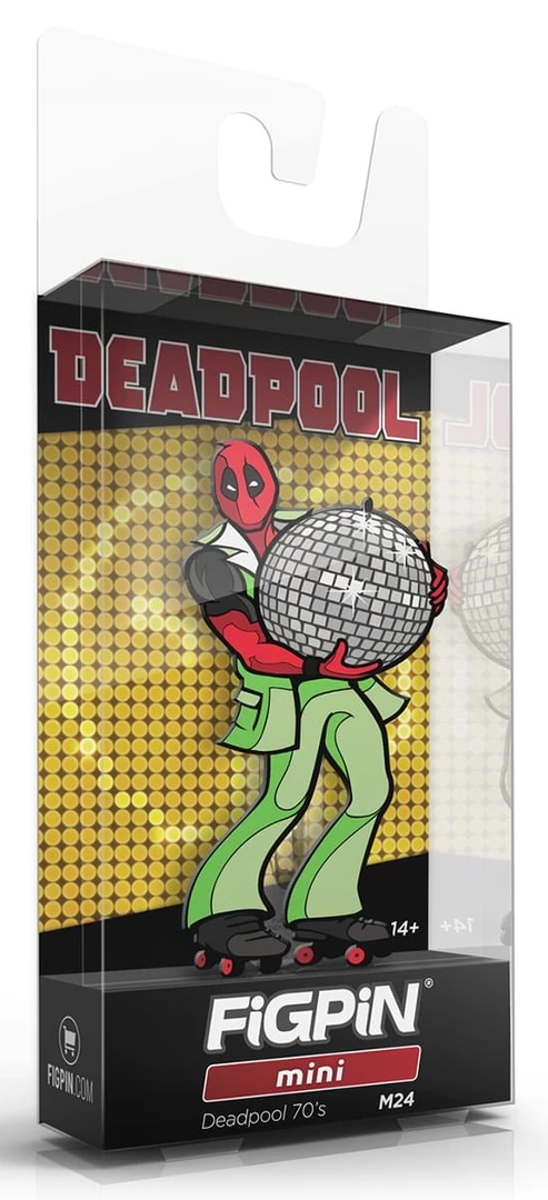 PiNS ON FiRE FiGPiN MiNi MARVEL DEADPOOL 70'S #M24 FiGPiN MARVEL 3 PiNS ON FiRE FiGPiN MiNi MARVEL DEADPOOL 70'S #M24 FiGPiN MARVEL