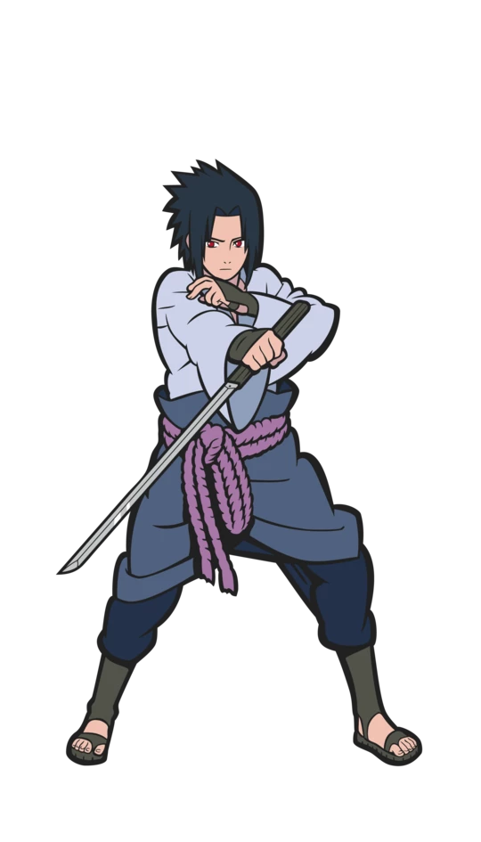 PiNS ON FiRE FiGPiN NARUTO SHiPPUDEN SASUKE #92 4 PiNS ON FiRE FiGPiN NARUTO SHiPPUDEN SASUKE #92