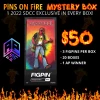 PiNS ON FiRE FiGPiN AP MYSTERY BOX AP SDCC DEADPOOL 60'S #902 MYSTERY BOX