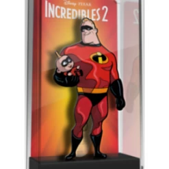 PiNS ON FiRE FiGPiN DiSNEY DiSNEY PiXAR D23 EXPO EXCLUSiVE INCREDIBLES 2 MR. INCREDiBLE #123
