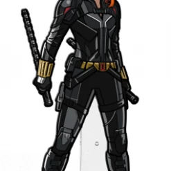 PiNS ON FiRE FiGPiN MARVEL BLACK WiDOW (COMMON) #398