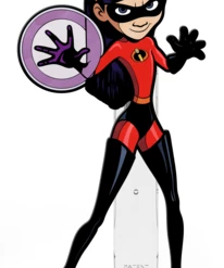 PiNS ON FiRE DiSNEY PiXAR D23 EXPO EXCLUSiVE INCREDIBLES 2 ViOLET #125 FiGPiN DiSNEY
