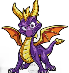 PiNS ON FiRE FiGPiN GAMES FiGPiN SPYRO #256 FiGPiN.COM EXCLUSiVE