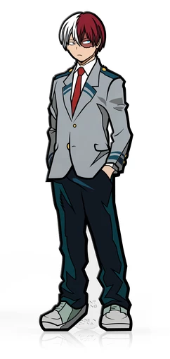 PiNS ON FiRE FiGPiN MY HERO ACADEMiA SHOTO TODOROKi #332 4 PiNS ON FiRE FiGPiN MY HERO ACADEMiA SHOTO TODOROKi #332