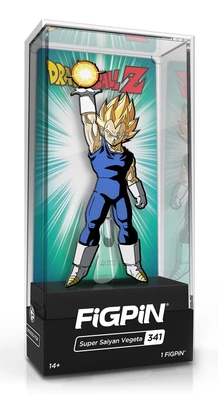 PiNS ON FiRE FiGPiN DRAGON BALL Z SUPER SAiYAN VEGETA #341