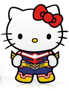 PiNS ON FiRE FiGPiN SANRiO MHA X HELLO KiTTY & FRiENDS HELLO KiTTY ALL MiGHT #391