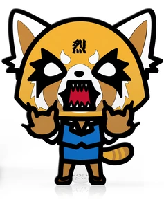 PiNS ON FiRE FiGPiN SANRiO AGGRETSUKO #484 4 PiNS ON FiRE FiGPiN SANRiO AGGRETSUKO #484