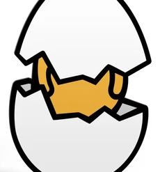 PiNS ON FiRE FiGPiN SANRiO GUDETAMA DARKNESS #512 LiMiTED EDiTiON FiGPiN LiMiTED EDiTiON