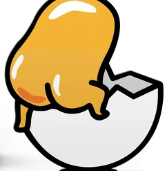 PiNS ON FiRE FiGPiN SANRiO GUDETAMA GOiNG HOME #513 LiMiTED EDiTiON