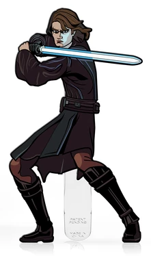 PiNS ON FiRE FiGPiN STAR WARS THE CLONE WARS ANAKiN SKYWALKER #518 4 PiNS ON FiRE FiGPiN STAR WARS THE CLONE WARS ANAKiN SKYWALKER #518