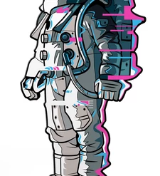 PiNS ON FiRE FiGPiN MTV MOON PERSON #522