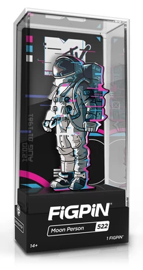 PiNS ON FiRE FiGPiN MTV MOON PERSON #522 2 PiNS ON FiRE FiGPiN MTV MOON PERSON #522