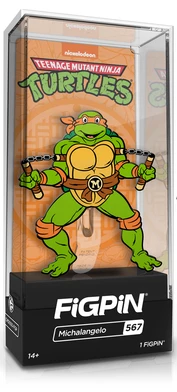 PiNS ON FiRE FiGPiN TMNT MiCHELANGELO #567 2 PiNS ON FiRE FiGPiN TMNT MiCHELANGELO #567
