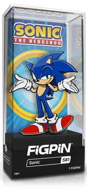 PiNS ON FiRE FiGPiN SEGA SONiC THE HEDGEHOG - SONiC #581