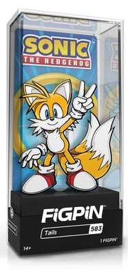 PiNS ON FiRE FiGPiN SEGA SONiC THE HEDGEHOG - TAiLS #583 FiGPiN GAMES