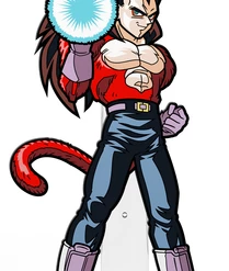 PiNS ON FiRE FiGPiN DRAGON BALL GT SUPER SAiYAN 4 VEGETA #659