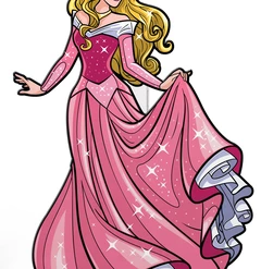 PiNS ON FiRE FiGPiN DiSNEY PRiNCESS AURORA #686