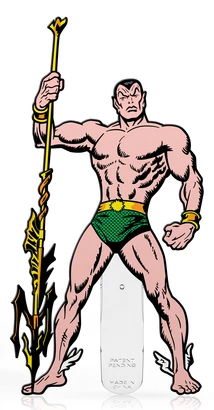 PiNS ON FiRE FiGPiN MARVEL CLASSiCS NAMOR THE SUB-MARiNER #725 (1ST EDiTiON) 4 PiNS ON FiRE FiGPiN MARVEL CLASSiCS NAMOR THE SUB-MARiNER #725 (1ST EDiTiON)