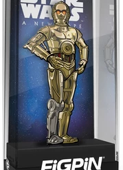 PiNS ON FiRE FiGPiN STAR WARS A NEW HOPE C-3PO #752 (FiRST EDiTiON)
