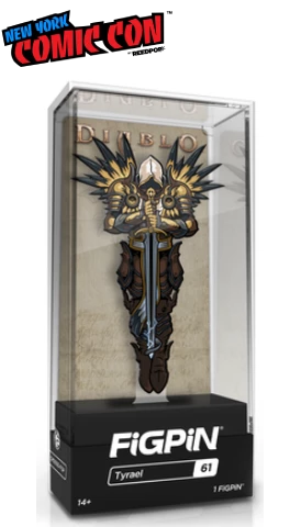 PiNS ON FiRE FiGPiN GAMES FiGPiN DiABLO TYRAEL #61 NYCC 2021 EXCLUSiVE