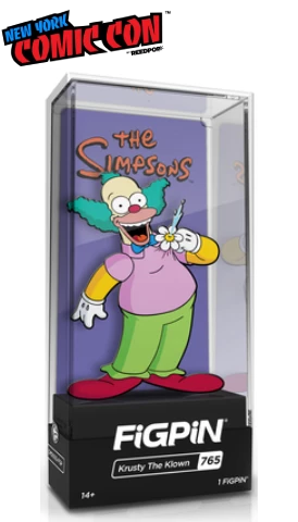 PiNS ON FiRE FiGPiN THE SiMPSONS KRUSTY THE KLOWN #765 NYCC 2021 EXCLUSiVE