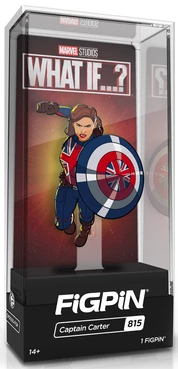 PiNS ON FiRE FiGPiN MARVEL WHAT IF...? CAPTAiN CARTER #815 (FiRST EDiTiON)
