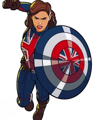 PiNS ON FiRE FiGPiN MARVEL WHAT IF...? CAPTAiN CARTER #815 (FiRST EDiTiON)