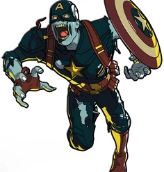 PiNS ON FiRE FiGPiN MARVEL WHAT IF...? ZOMBiE CAPTAiN AMERiCA #817 (FiRST EDiTiON)