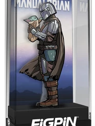 PiNS ON FiRE FiGPiN STAR WARS THE MANDALORiAN WiTH GROGU #827