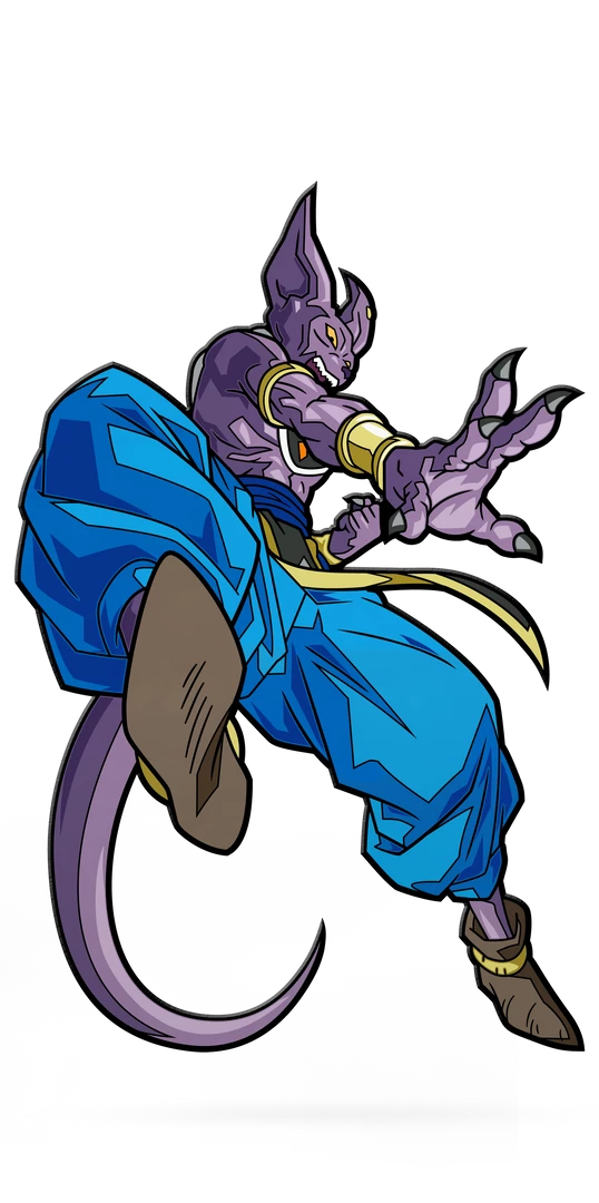 PiNS ON FiRE FiGPiN DRAGON BALL SUPER BEERUS #838 (1ST EDiTiON) 4 PiNS ON FiRE FiGPiN DRAGON BALL SUPER BEERUS #838 (1ST EDiTiON)