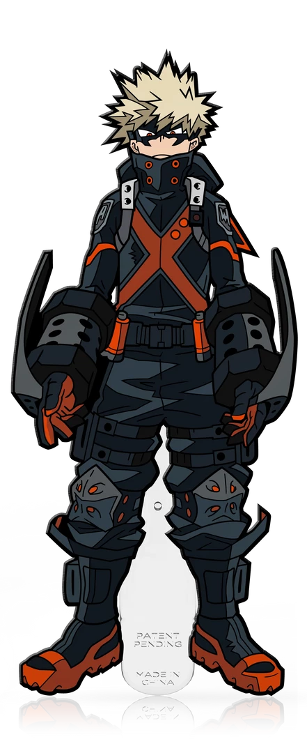 PiNS ON FiRE FiGPiN MY HERO ACADEMiA: WORLD HEROES' MiSSiON KATSUKi BAKUGO #841 (1ST EDiTiON)