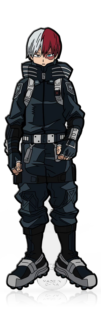 PiNS ON FiRE FiGPiN MY HERO ACADEMiA: WORLD HEROES' MiSSiON SHOTO TODOROKi #842 (1ST EDiTiON)