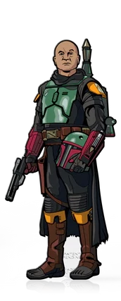 PiNS ON FiRE FiGPiN STAR WARS THE BOOK OF BOBA FETT #861