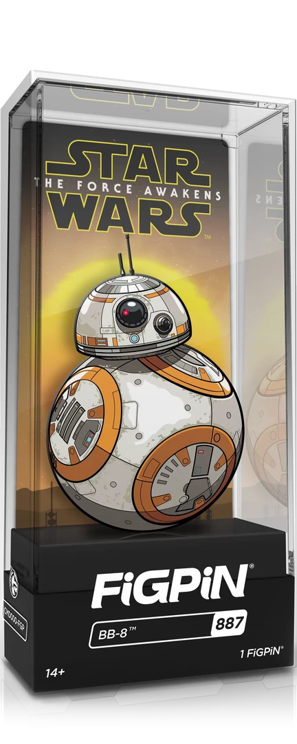 PiNS ON FiRE FiGPiN STAR WARS THE FORCE AWAKENS BB-8 #887 (FiRST EDiTiON)