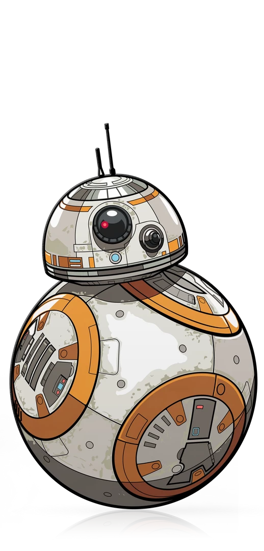 PiNS ON FiRE FiGPiN STAR WARS THE FORCE AWAKENS BB-8 #887 (FiRST EDiTiON)