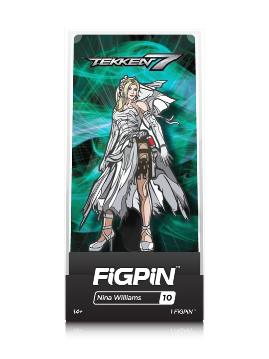 PiNS ON FiRE FiGPiN TEKKEN 7 NiNA WiLLiAMS #10 3 PiNS ON FiRE FiGPiN TEKKEN 7 NiNA WiLLiAMS #10
