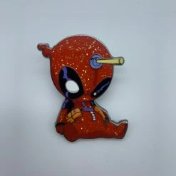 PiNS ON FiRE SKOTTiE YOUNG DEADPOOL SPARKLE CHASE SDCC 2019 MARVEL EXCLUSiVE ENAMEL PiN
