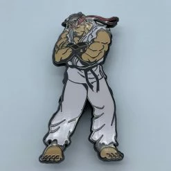 PiNS ON FiRE RYU WiNNiNG POSE STREET FiGHTER 2 TURBO SDCC 2017 UDON EXCLUSiVE ENAMEL PiN