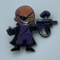 PiNS ON FiRE SKOTTiE YOUNG NiCK FURY SDCC 2018 MARVEL EXCLUSiVE ENAMEL PiN
