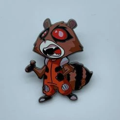 PiNS ON FiRE SDCC MARVEL 2018 SKOTTiE YOUNG ROCKET RACCOON CHASE SDCC 2018 MARVEL EXCLUSiVE ENAMEL PiN