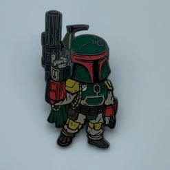 PiNS ON FiRE BOBA FETT STAR WARS CELEBRATiON 2017 EXCLUSiVE ENAMEL PiN