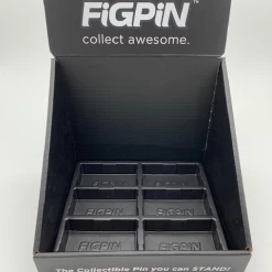 PiNS ON FiRE FiGPiN CARDBOARD RETAiL DiSPLAY BOX - HOLDS 6 CLASSiC SiZE FiGPiNS FiGPiN ACCESSORiES
