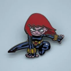 PiNS ON FiRE SKOTTiE YOUNG BLACK WiDOW MARVEL MADE 2020 EXCLUSiVE ENAMEL PiN