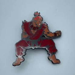 PiNS ON FiRE UDON STREET FiGHTER - PiN FiGHTER 2020 EXCLUSiVE AKUMA VARiANT ENAMEL PiN